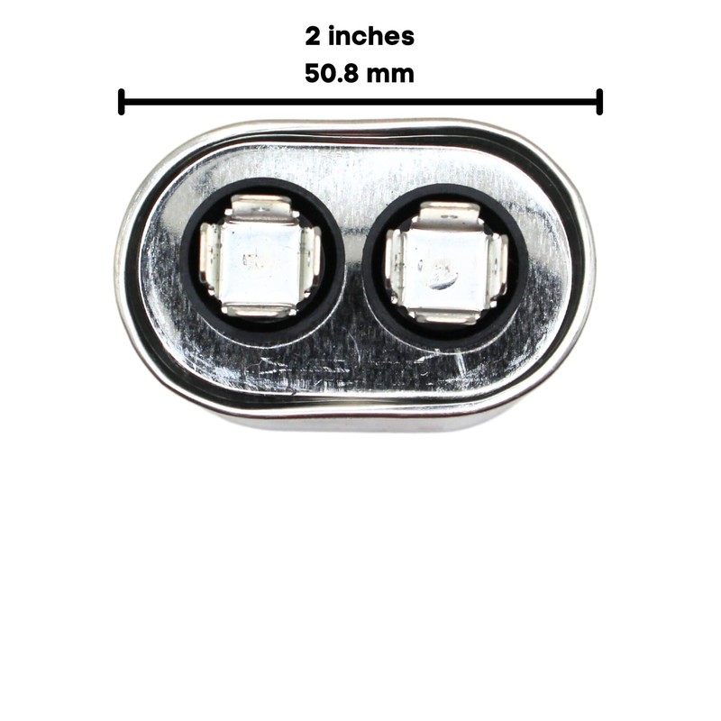 The HVAC Genius 5 MFD AC Capacitor, 5uF ±5% 370VAC/440