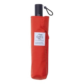 Moonbat Urawaza Automatic Open and Close Folding Umbrella, Plain, 21.7 inches (55 cm), Umbrella Folds in 3 Seconds, orange