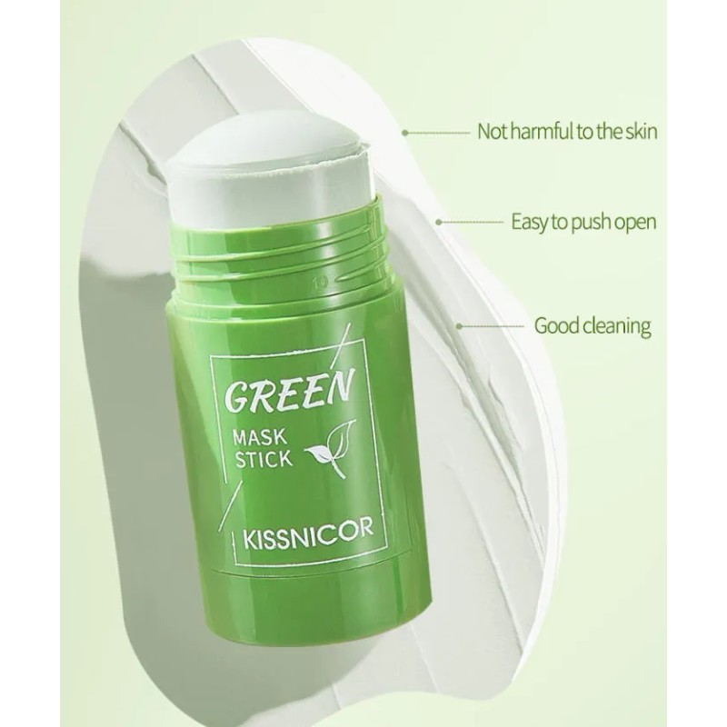Mascarilla En Barra, Té Verde, Antiacné, Limpieza Profunda