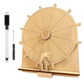 Wedding Game Spinning Wheel – Erasable Tabletop Prize Wheel with Stand, Spin The Wheel Game for Engagement Party, School Events, Family Games, Baby Shower