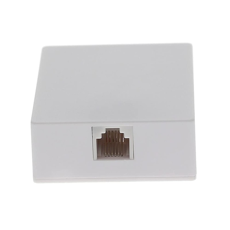 Beszin (10-Pack) RJ12 (6P6C) Modular Single Port Surface Mount Jack