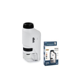 DS DISTINCTIVE STYLE Kids Microscope Handheld Portable Microscope for Kids 60X-120X Magnification Student Science Gifts, White