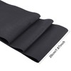 BENECREAT 4 Yard 20cm Wide Black Elastic Band Flat Stretch
