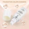 Colour Changing Foundation, Full Coverage Liquid Foundation, Long-Lasting Waterproof Makeup