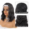 Black and White wig Cruella Deville Wig Synthetic Wig Short