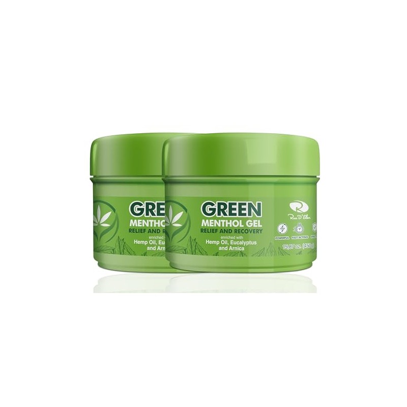 Ross D'Elen Green Menthol Gel - 2Pack Large Size (2)