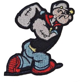 The Sailor Figure Embroidered Sew Iron on Patch, 2.5" x 3"