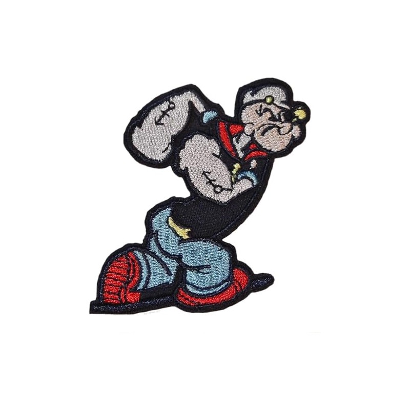 The Sailor Figure Embroidered Sew Iron on Patch, 2.5" x