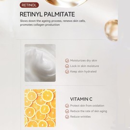Crema De Manos Con Retinol, Reafirmante Y Antiedad, Con Colágeno. Hidratante Con Retinol Para Manos Maduras, Secas Y Agrietadas. Cuida Y Protege La Piel, Las Uñas Y Las Cutículas.