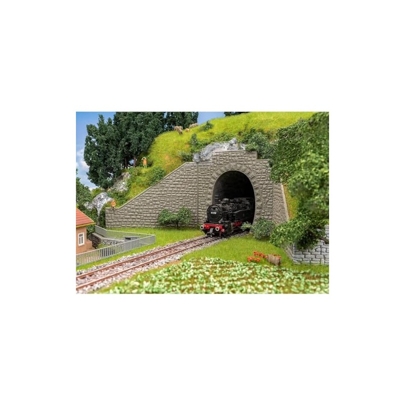 Faller 120576-2 Tunnel Portals, Single Track - Gauge H0