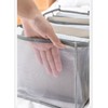 3Pcs Wardrobe Clothes Organizer,7+7+9 Grids Drawer Organizers、Washable Foldable Drawer Clothes