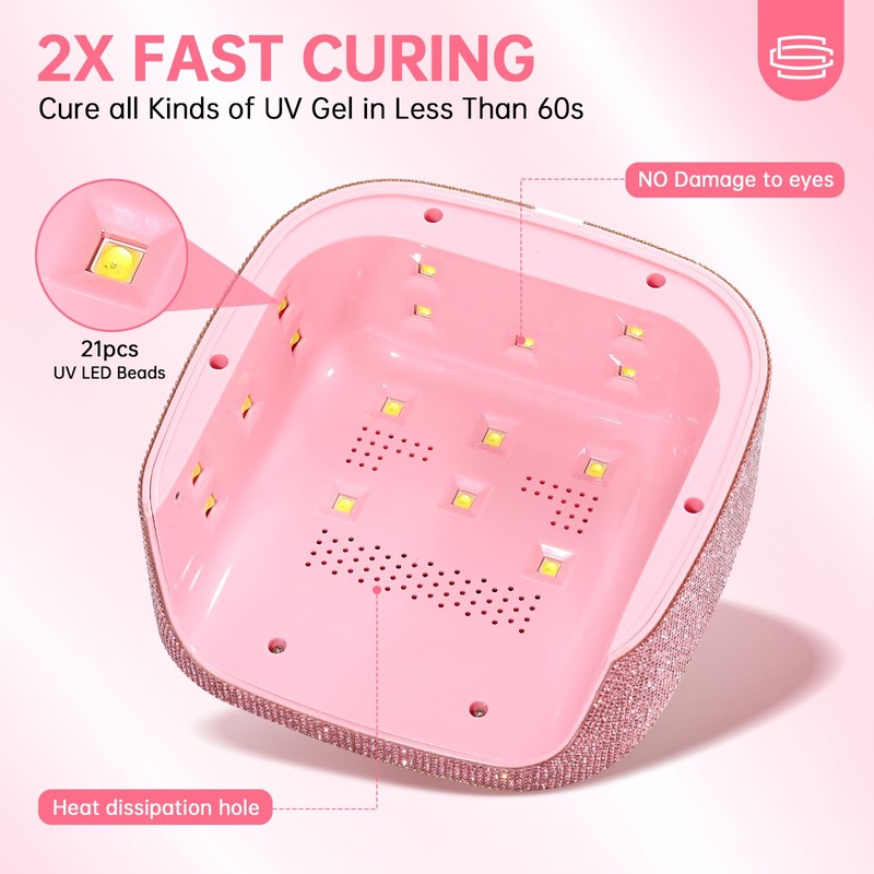 CHRISTINE SHELLY UV LED Nail Lamp Fast Curing 48W Nail