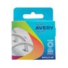 Avery Reinforcement Rings, 13 mm Diameter, Clear, 500 Labels (934241)