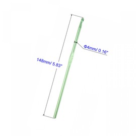 MACHSWON 20Pcs 4.0mm Aluminum Crochet Hooks Knitting Needles for DIY Craft Yarn