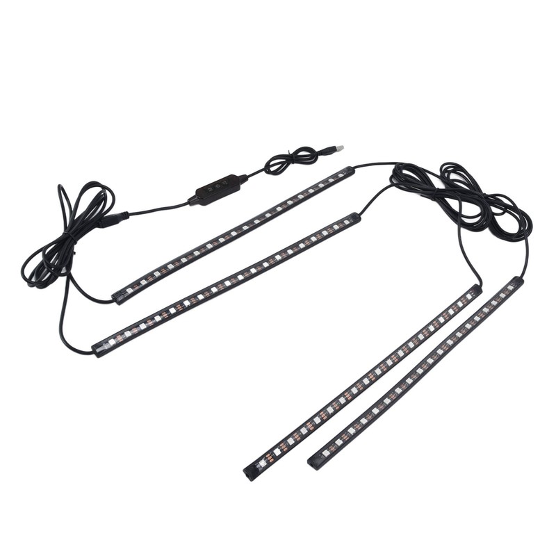RGBW Music LED Car Interior Strip Light Music Car Interior