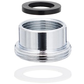 Yllnioos Screw Adapter, Spout Tip, Screw Converter, Joint, Water Tap, Shower, Foamer, Water Purifier, etc. (1, M22 x 1.0 Male Thread, M16 x 1.0 Female Thread)