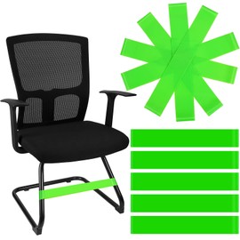 24 Pieces Chair Bands Green Exercise Bands Stretch Foot Band Fidget Chair Bands for Kids Focus Attention Exercise Students Rubber Band for Chairs