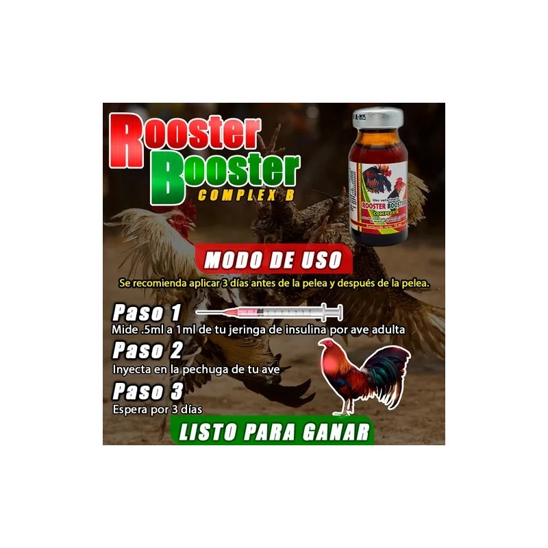 1 Rooster Booster - Potencia Y Resistencia Para Gallos