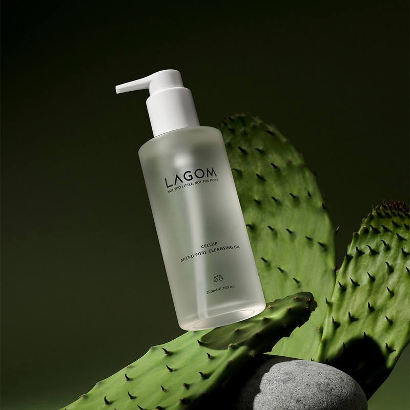LAGOM Cellup Micro Pore Cleansing Oil 200ml + Gel to