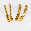 Tobestu Square and Heart Lock Bangle Bracelet with Key Matching