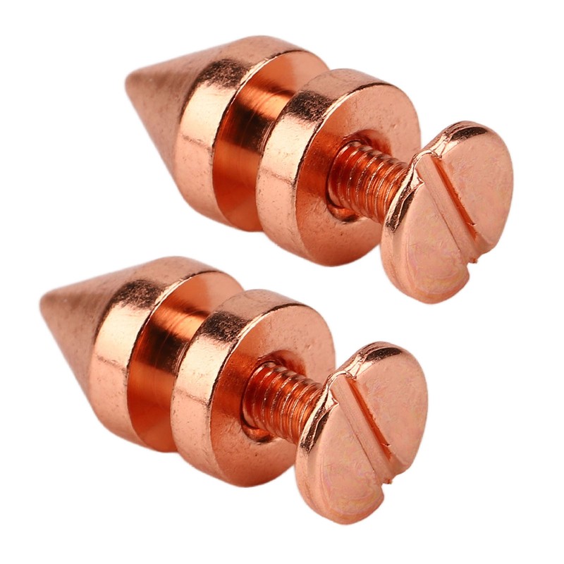 100 Sets Spiked Cone Spike Stud Rose Gold High Hardness