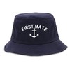 Sailing First Mate Anchor Mens Bucket Hat (US, Alpha, One
