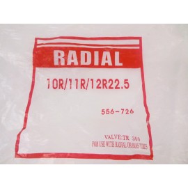 Firestone 10R11R12R22.5 Tire Tube 1-1/3" Offset Valve 556-726 For Radial/Bias