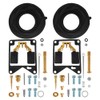 2 Pcs Carburetor Rebuild Kits Replacement for Yamaha Virago 750
