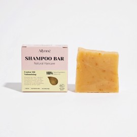 Thickening Shampoo Bar for Fine Flat & Thinning Hair | Natural Sulphate Free Shampoo Bar | Organic Castor Oil Solid Bar | For Men & Women | Colour Safe