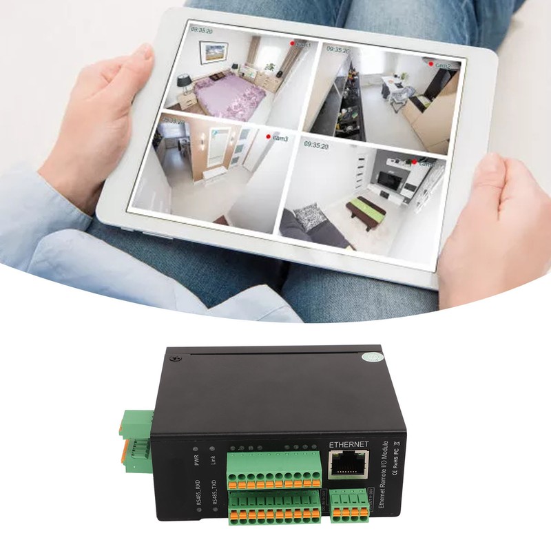 M160T Ethernet Remote IO Module for Modbus to TCP 8
