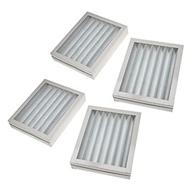 vhbw 4x Filter G4 Replacement for Paul 524000040 for Air Ventilation Device - Filter Set, 25 x 20 x 9 cm, White