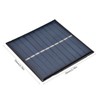 Fafeicy Pack of 2 Mini Solar Panel 0.7W 5V 0-140MA