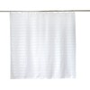 YISURE Extra Long Shower Curtain 220Drop, White Jacquard Shower Curtain