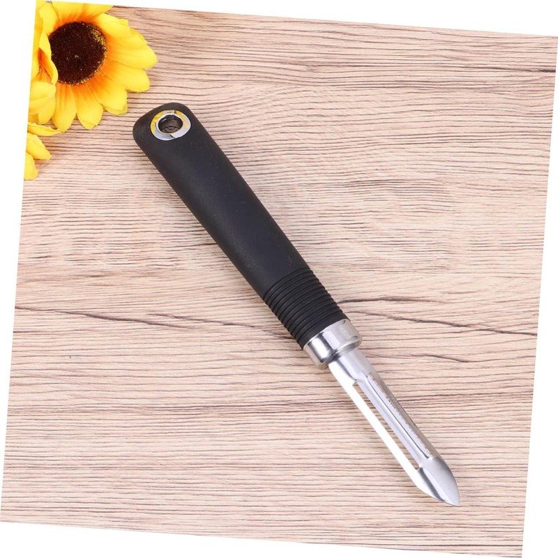 GRIRIW Multifunctional Non Swivel Stainless Steel Peeler for Fruits Vegetables