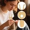 2pcs Lucet Fork & Hook, Wood Big Eye Cord Knitting