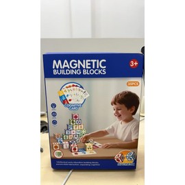 ChainnForces Doug Alphabet Number Magnetic Building Blocks Stacking and Building Toys Suitable for Infants
