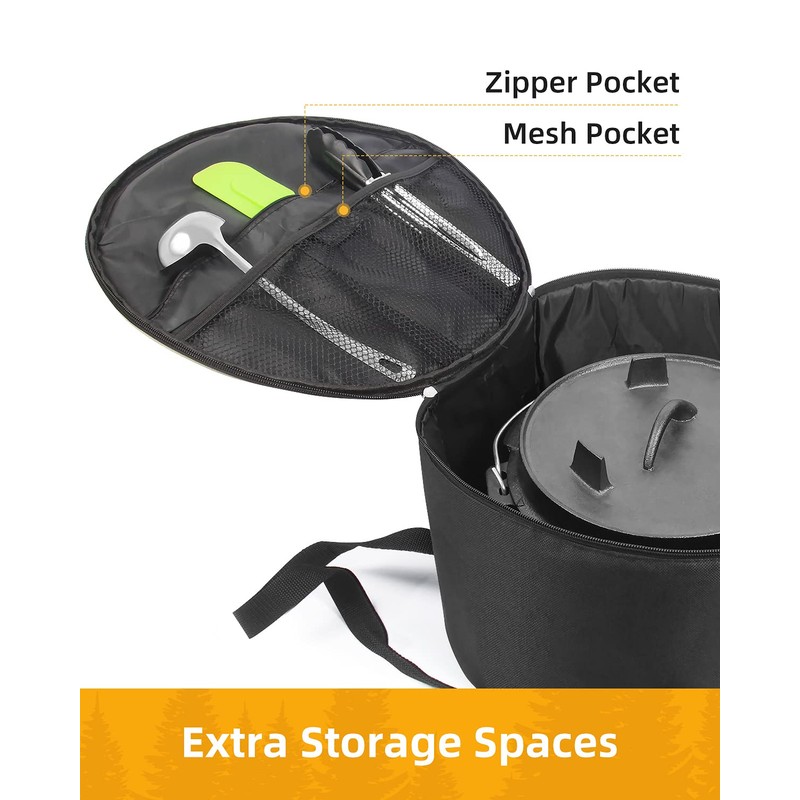 Morjor Dutch Oven Bag for 12 & 10 Inch Dutch