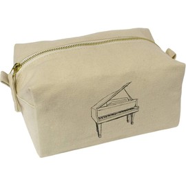 'Grand Piano' Canvas Wash Bag/Makeup Case (CS00039132)