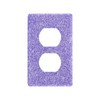Lavender Purple Glitter Duplex Wall Plate Sparkle Switch Plate Electrical