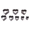 8pcs Leather Die Cutter Hollow Punching Tool High Carbon Steel