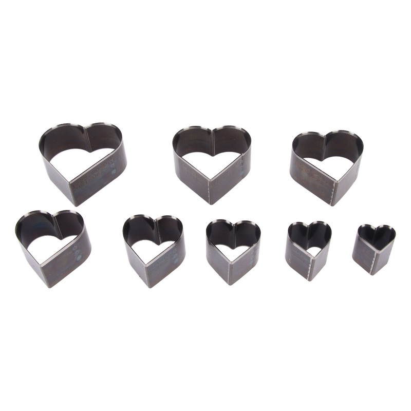 8pcs Leather Die Cutter Hollow Punching Tool High Carbon Steel