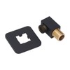 Shower Head Holder Concealed Installation Waterproof Adjustable Wall Mount Shower