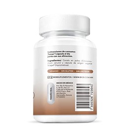 BIO B | Canela 60 cápsulas veganas