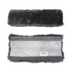 VViViD Black Genuine Sheepskin Large Seat-Belt Shoulder Pad 12 Inch