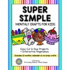 Super Simple Monthly Crafts for Kids: 12 Monthly Cut &
