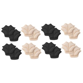 Baluue 8pairs Shoe Grip Heel Pads Professional Heel Stickers Comfortable Replaceable for Foot Protection