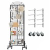 Urban Deco Grid Wall Panel Display Stand, 2.2' x 6.2'