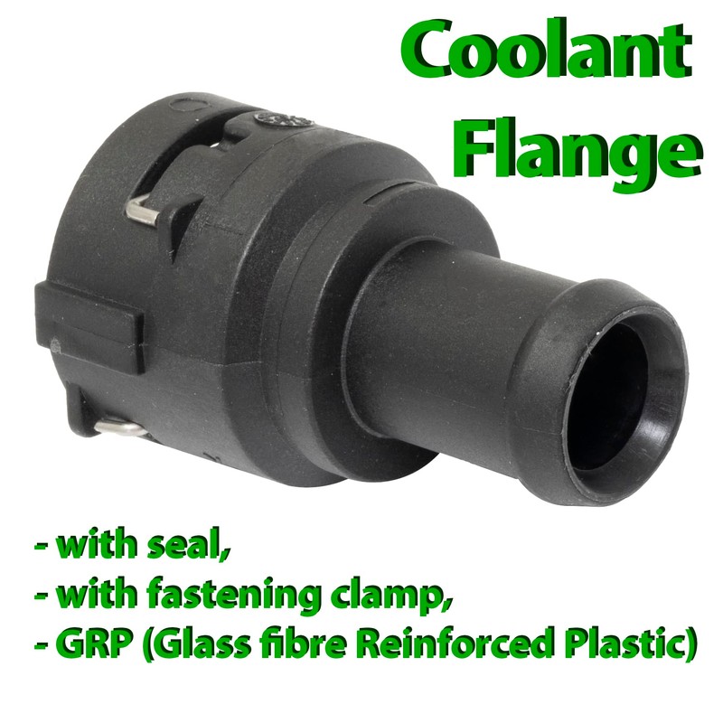 AERZETIX - C66182 - Coolant flange with gasket and clamp