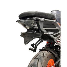 GREF License Plate Holder Compatible with KTM Duke 125/250/390 2024 - (with Flip Up Button)