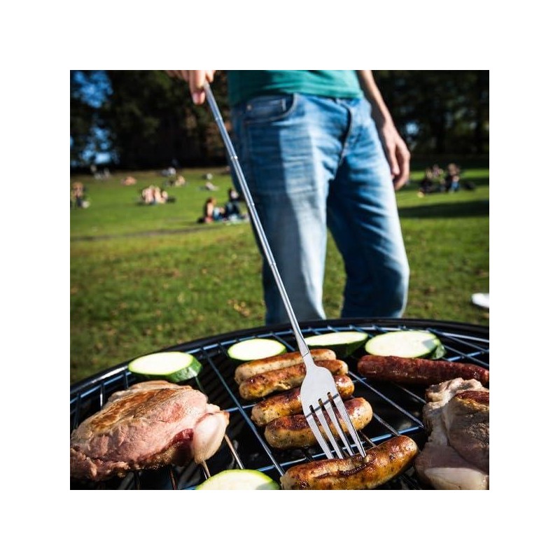 Extendable Fork, 8.7 to 25.4 Inch Long Fork Prank, Telescopic